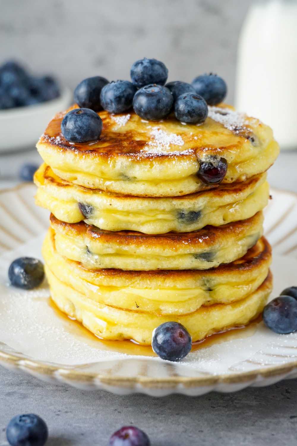 Blaubeer Pancakes mit Buttermilch Blaubeer Pancakes mit Buttermilch