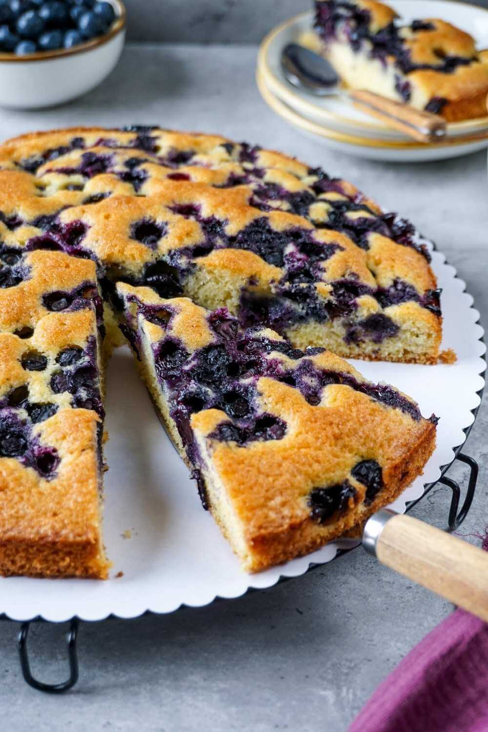 Blaubeerkuchen – rasend schnelles Rezept