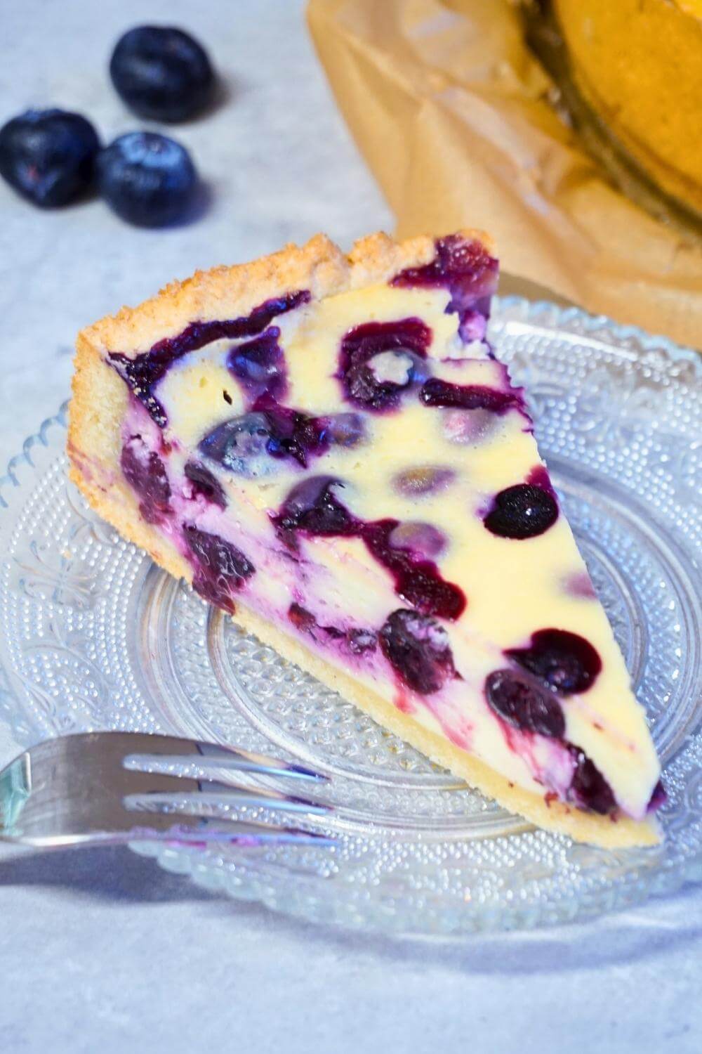 Blaubeerkuchen mit Schmand-Guss