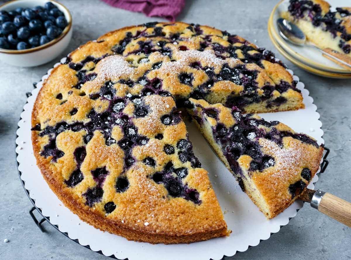 Blaubeerkuchen