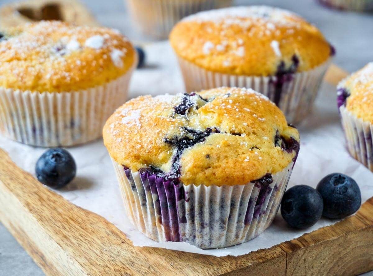 Blaubeermuffins Blaubeermuffins
