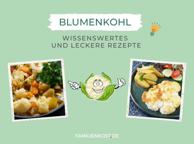 Blumenkohl: Diese Gemüseideen werden Kinder lieben