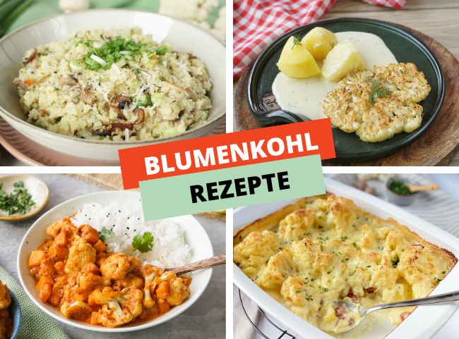 Einfache Blumenkohl-Rezepte