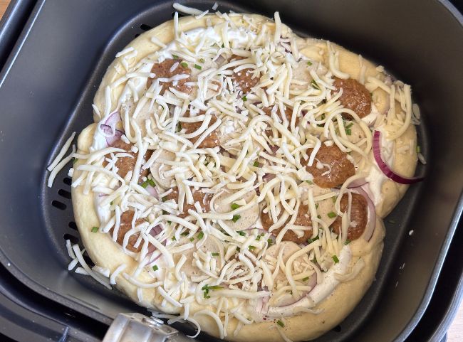 Brezel Pizza Weißwurst