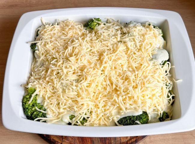 Brokkoli Auflauf überbacken