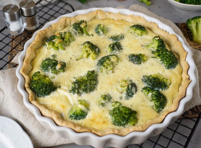 Brokkoli Quiche vegetarisch