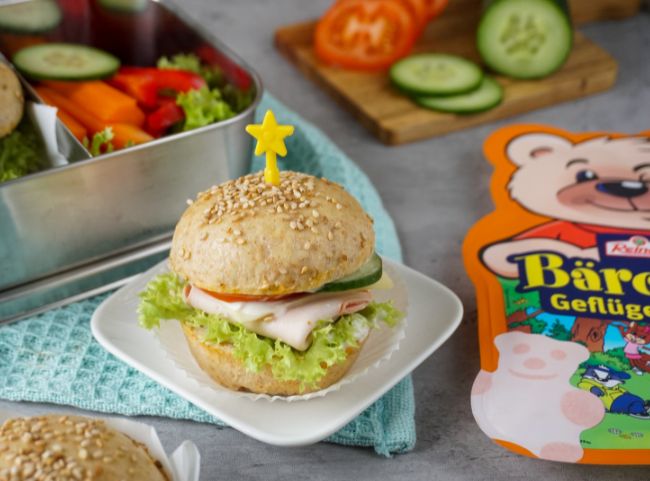 Brotdosen Burger Rezept Brotdosen Burger Rezept