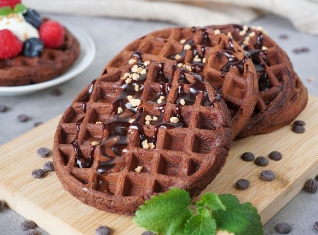 Brownie-Waffeln