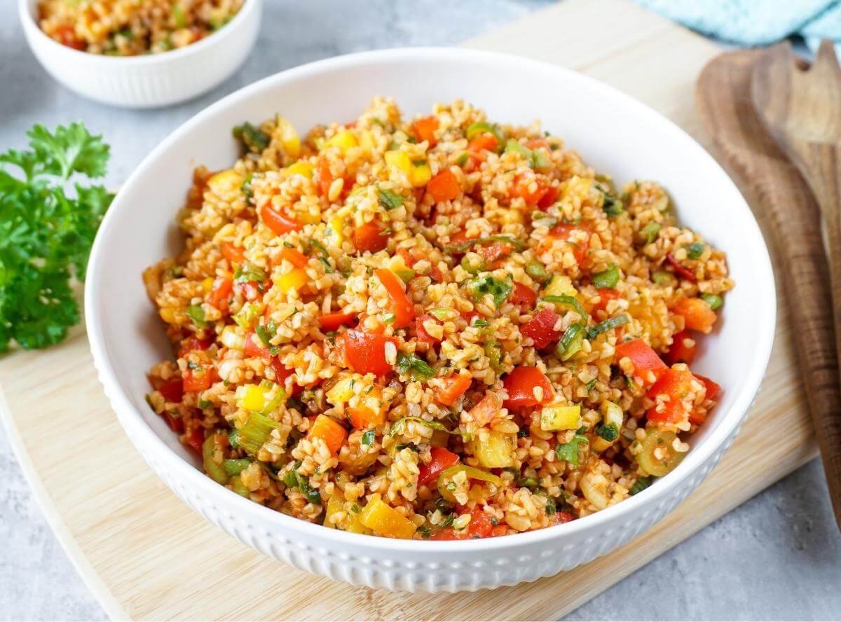 Türkischer Bulgursalat (Kisir)