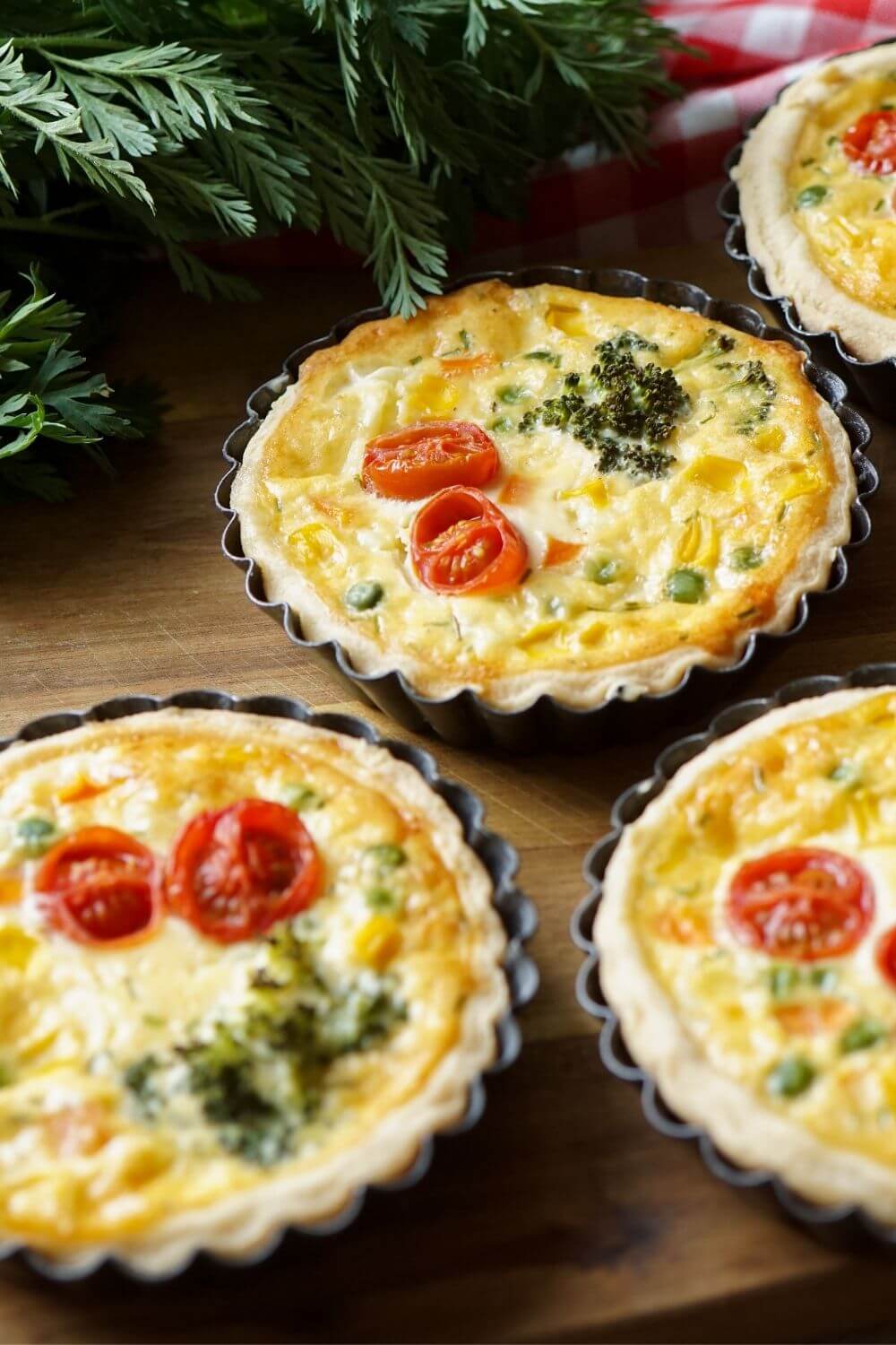 Bunte Gemüse-Quiche