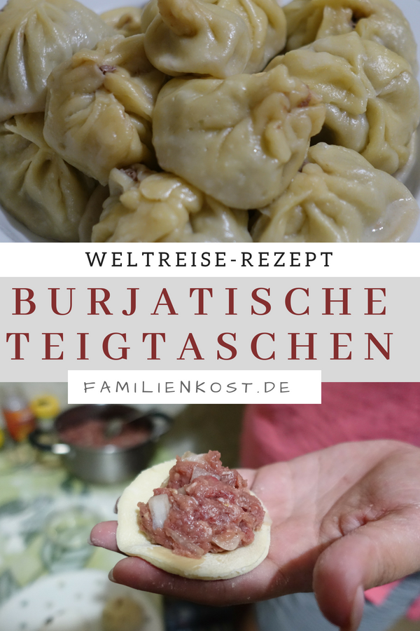 Burjatische Teigtaschen mit Hackfleisch Burjatische Teigtaschen mit Hackfleisch