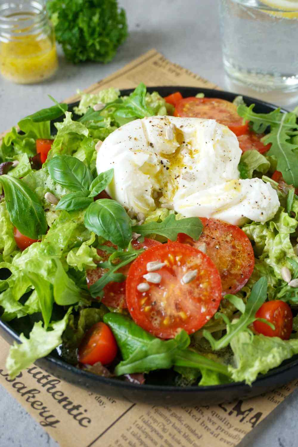 Burrata Salat - cremig und frisch