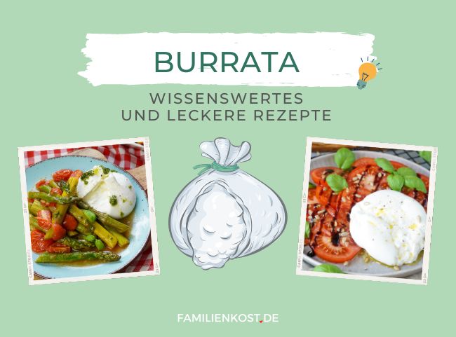 Burrata - Cremige Käsespezialität aus Italien