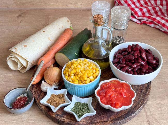 Burritos Rezept vegetarisch Burritos Rezept vegetarisch