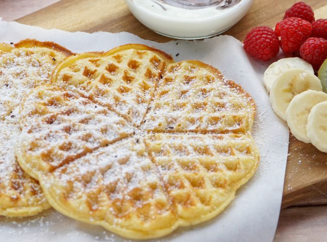 Buttermilchwaffeln