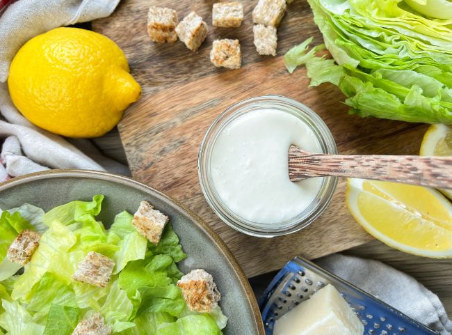 Caesar Dressing ohne Ei