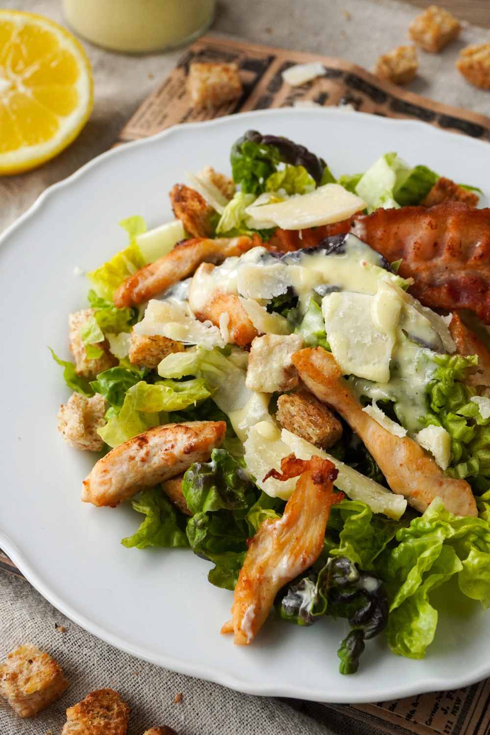 Caesar Salad mit Hähnchen Caesar Salad mit Hähnchen