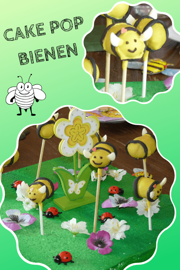 Cake Pop Bienen statt Kuchen zum Kindergeburtstag Cake Pop Bienen statt Kuchen zum Kindergeburtstag