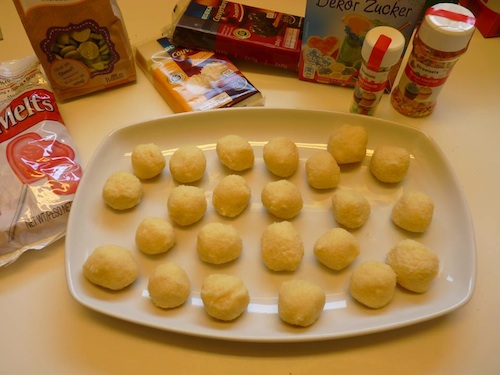 Vorbereitung zum Cake Pop backen