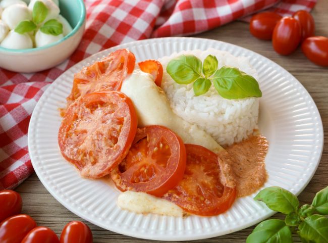 Hähnchen Caprese