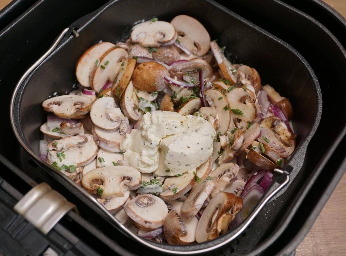 Champignon Pasta Airfryer Champignon Pasta Airfryer