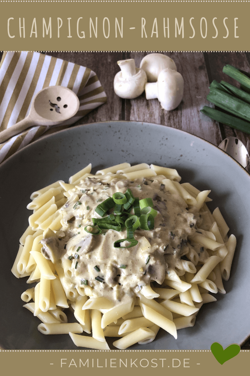 Champignon-Rahmsoße - einfaches und schnelles Rezept Champignon-Rahmsoße - einfaches und schnelles Rezept