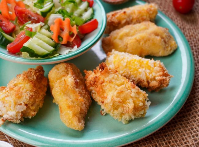 Knusprige Chicken Nuggets aus der Heißluftfritteuse