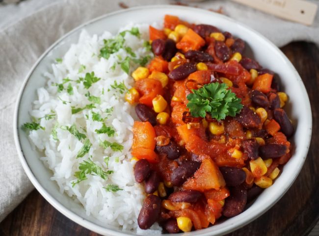 Chili sin carne vegan