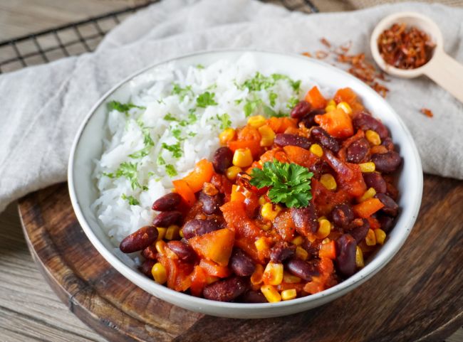 Veganes Chili sin Carne