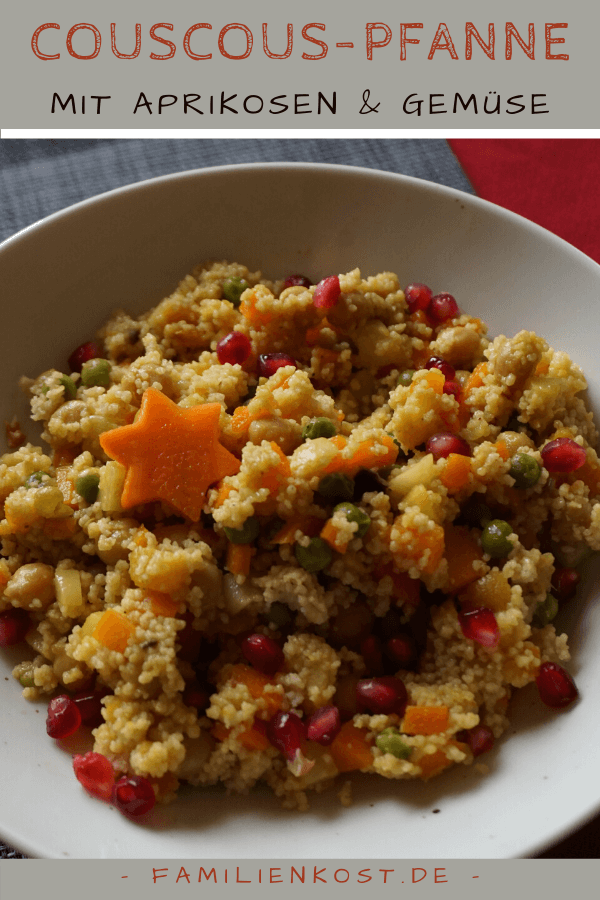 Vegetarisches Rezept für Coucous mit Kichererbsen und Aprikosen Vegetarisches Rezept für Coucous mit Kichererbsen und Aprikosen