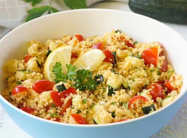 Couscous Salat Grillbeilage Couscous Salat Grillbeilage