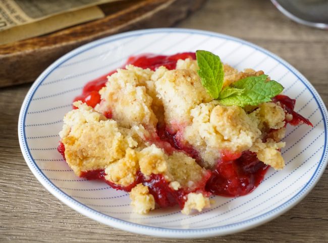 Crumble mit Pflaumen