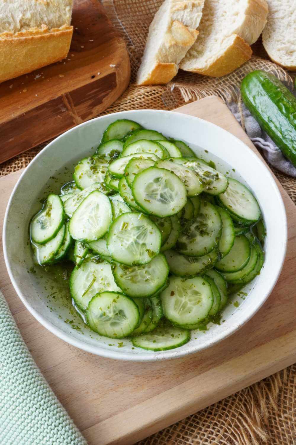 Dänischer Gurkensalat Dänischer Gurkensalat