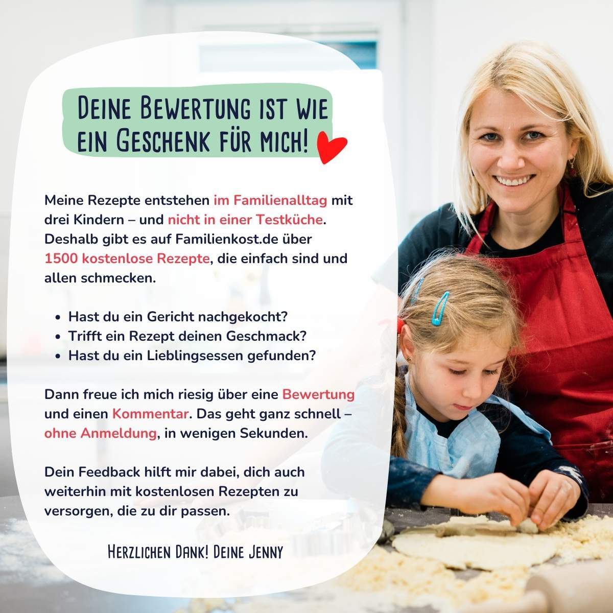 Bitte um Bewertung und Kommentar