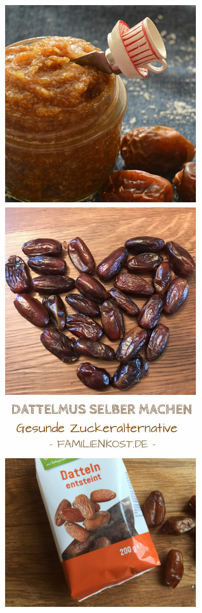 Dattelmus als Zuckeralternative selber machen Dattelmus als Zuckeralternative selber machen