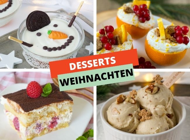 Desserts für Weihnachten