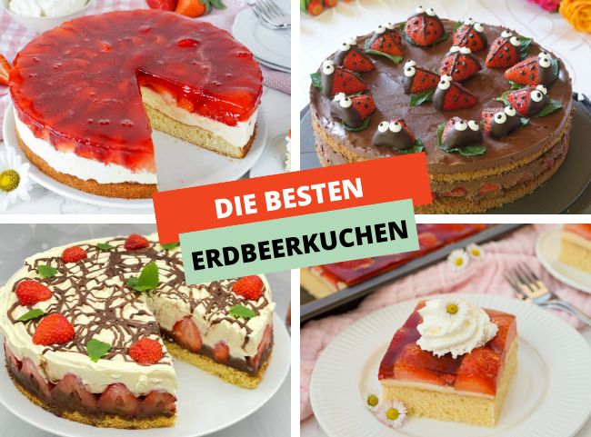 Unsere besten Erdbeerkuchen Rezepte