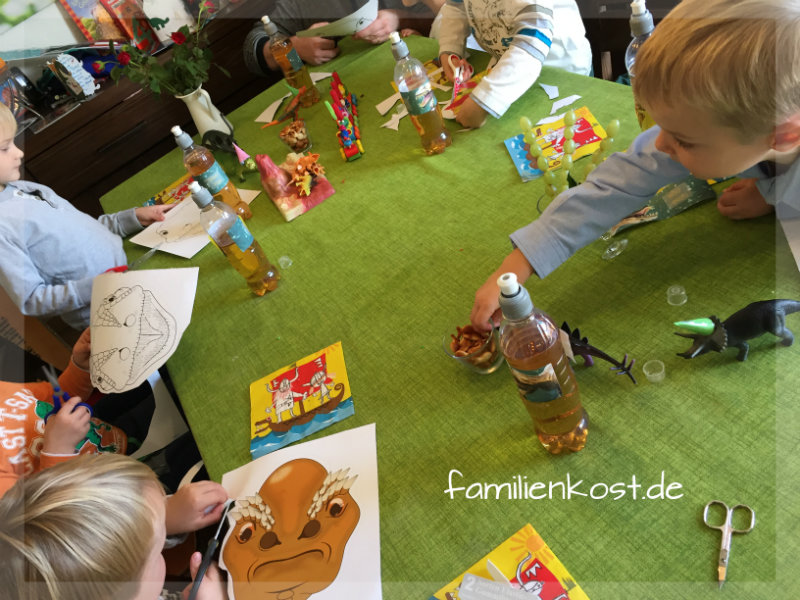Dino Masken basteln Dino Masken basteln