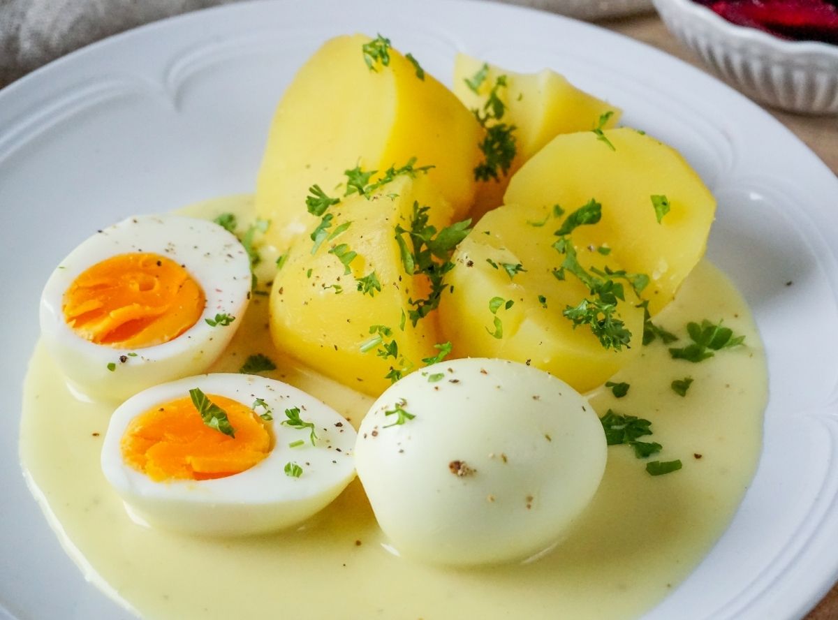 Eier in Senfsoße Omas Rezept