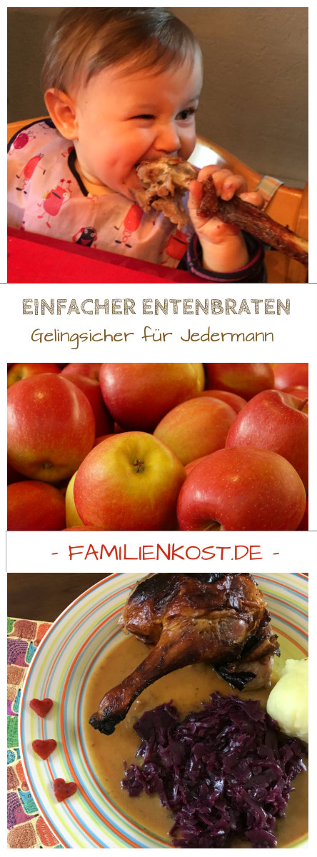 Einfacher Entenbraten mit Apfelsauce Einfacher Entenbraten mit Apfelsaucel