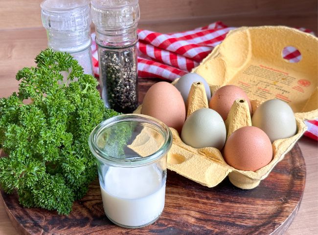 Einfaches Omelette Rezept Einfaches Omelette Rezept