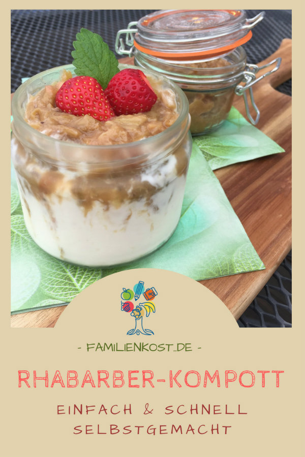 Einfaches Rhabarber-Kompott Rezept Einfaches Rhabarber-Kompott Rezept