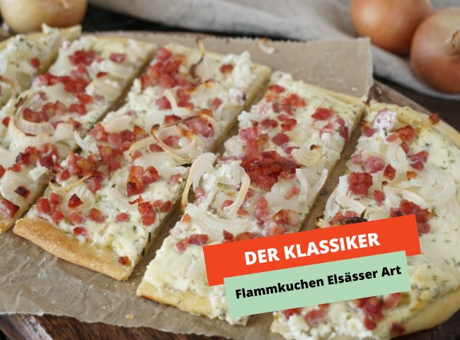 Elsässer Flammkuchen Rezept