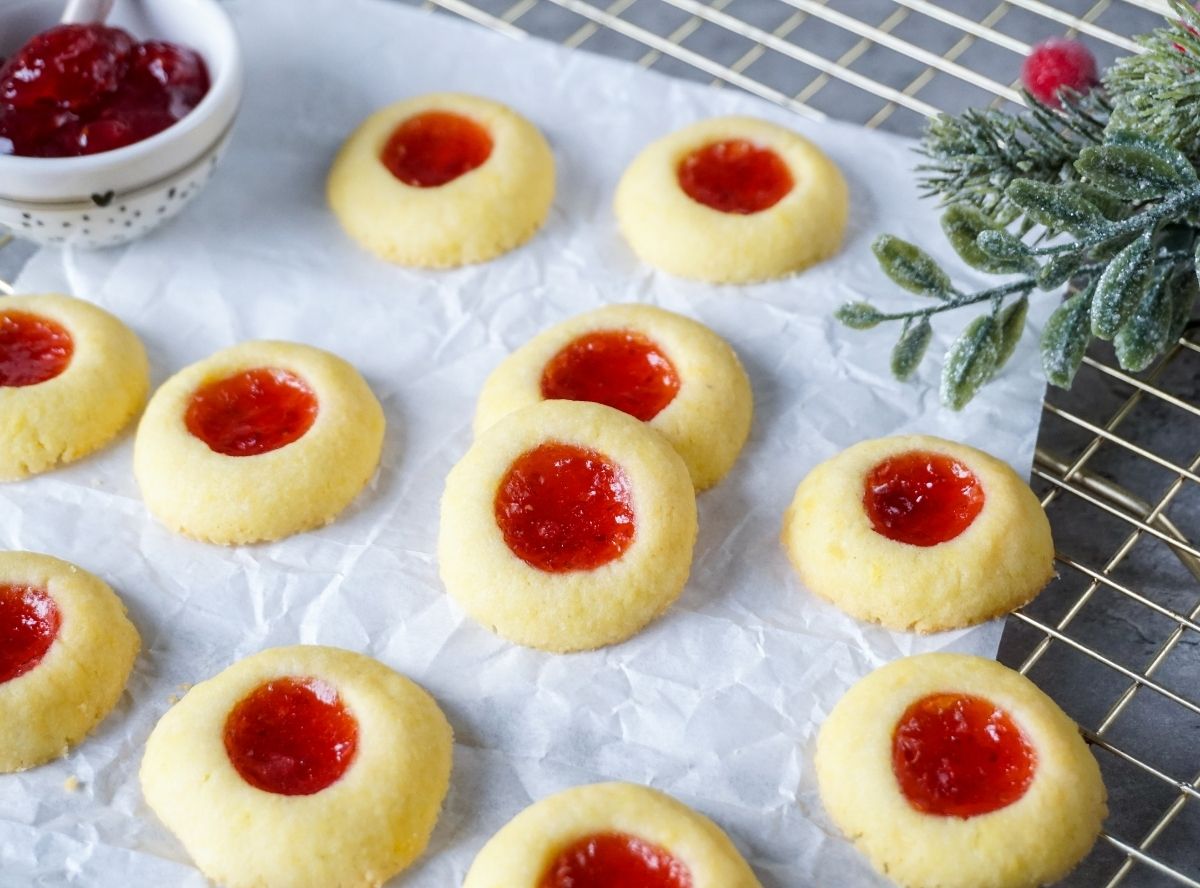 Engelsaugen mit Marmelade