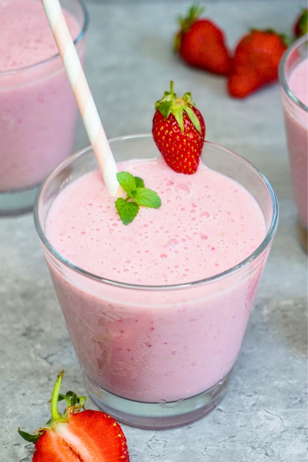 Erdbeermilchshake ohne Zucker Erdbeermilchshake ohne Zucker
