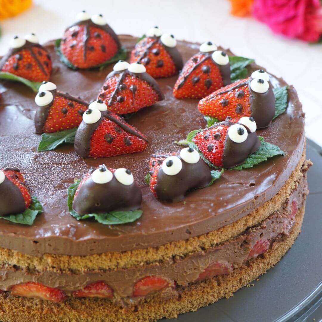 Erdbeer-Nougat-Torte Erdbeer-Nougat-Torte