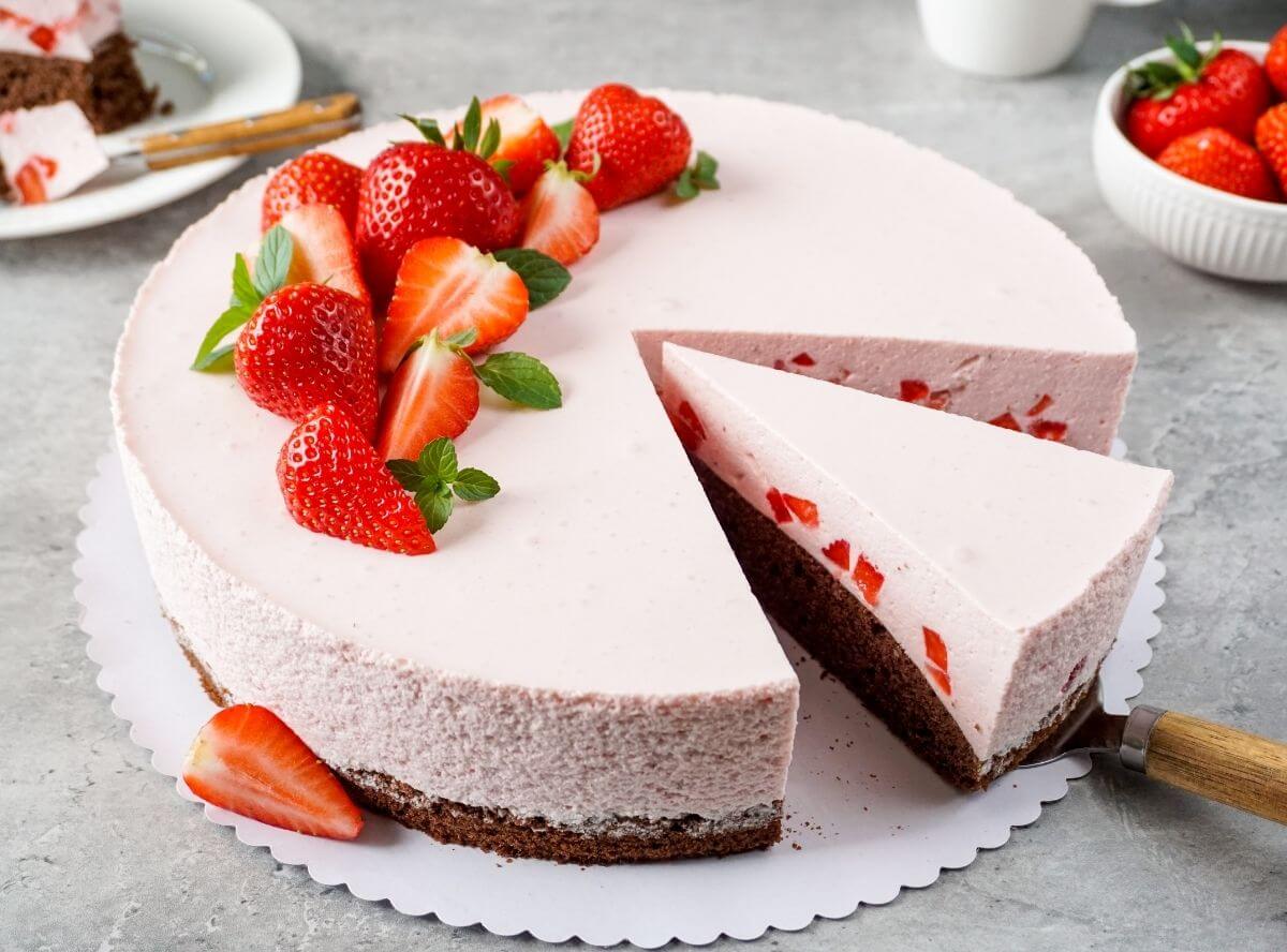 Erdbeer-Schmand-Kuchen Erdbeer-Schmand-Kuchen