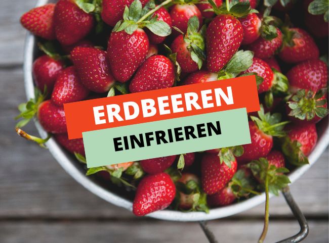 Erdbeeren einfrieren