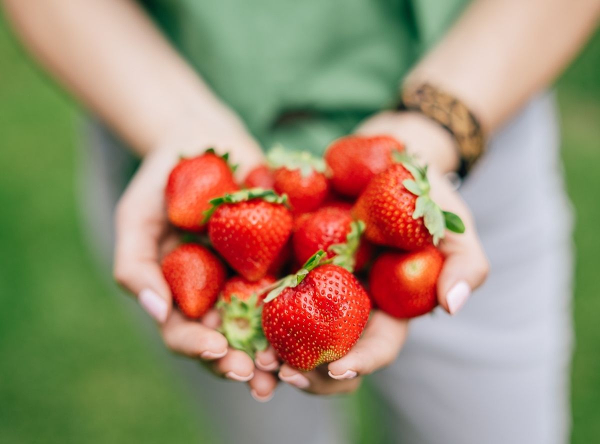 E - wie Erdbeeren