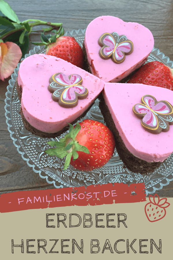 Erdbeerherzen backen Erdbeerherzen backen
